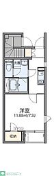 レオネクストスプリングス 1Kの間取図画像