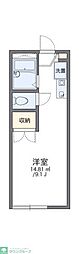 レオパレスコーワ 1Kの間取図画像