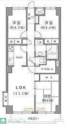 ワコーレ三軒茶屋 3LDKの間取図画像