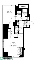 アトラス代々木上原 ワンルームの間取図画像