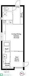 GRANPASEO目黒大塚山 1LDKの間取図画像