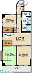 ルミエール給田 3LDKの間取図画像