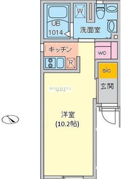 ルーナクレシェンテ早稲田 501｜東京都新宿区早稲田鶴巻町(賃貸マンション1K・4階・24.55㎡)の写真 その2