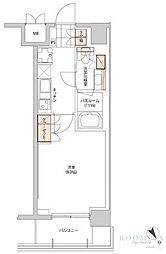 ヒューリック目白 1Kの間取図画像