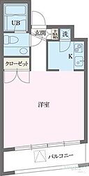 PARKFRONT西新宿 ワンルームの間取図画像