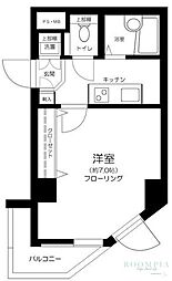 菱和パレス目白ウェルネス21 1Kの間取図画像