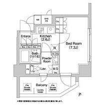 コンフォリア神楽坂DEUX 301 ｜ 東京都新宿区岩戸町7（賃貸マンション1K・3階・26.03㎡） その2