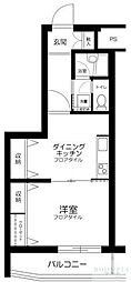 JLBグランエクリュ松濤 1DKの間取図画像