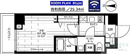 ステージグランデ目白学習院下 1Kの間取図画像