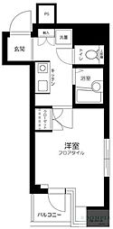 スカイコート池袋東口 1Kの間取図画像