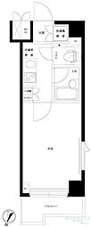 ルーブル中野沼袋 1Kの間取図画像