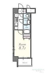 LeManoir 1Kの間取図画像