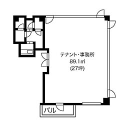 オフィスクロンドビルの間取図画像