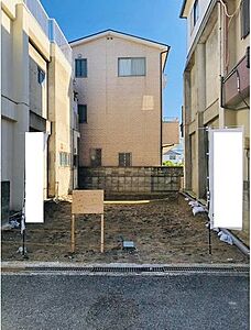 外観：建築条件無し、更地渡し、即時引き渡し可能の売土地近鉄大阪線「恩智」駅から13分！都市ガス、上下水道