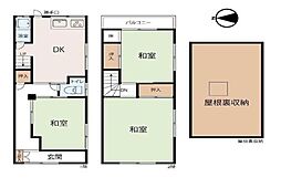 屋根裏収納有り建替え用地としてもオススメ瓜破西の中古物件