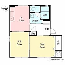 ラ　シエロ　A棟 101 ｜ 佐賀県佐賀市高木瀬西3丁目（賃貸アパート2K・1階・43.75㎡） その2