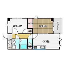 エストモンタニュ 402 ｜ 大阪府枚方市東山1丁目55-1（賃貸マンション2DK・4階・47.00㎡） その2