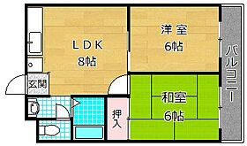 大阪府交野市私部西2丁目（賃貸マンション2LDK・4階・52.11㎡） その2