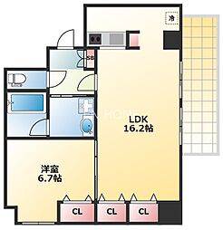 ドゥーエ谷町 11階/1106