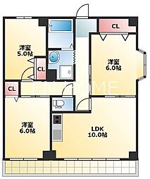 間取図画像 3LDK