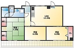 間取図画像 3LDK