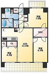 間取図画像 3LDK