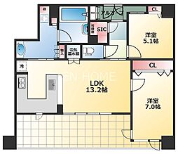 フィオレ上本町 6階