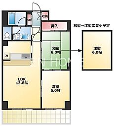 ライラック上本町 6階