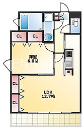 キャピトル安堂寺 3階