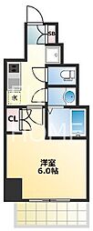 エステムコート心斎橋セントラル 1Kの間取図画像