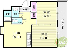 ダイバーシティ神戸長田  ｜ 兵庫県神戸市長田区大谷町3丁目（賃貸マンション2LDK・2階・49.00㎡） その2