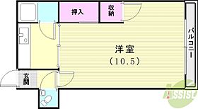 第2丘町ハウス  ｜ 兵庫県神戸市長田区宮丘町1丁目5-6（賃貸アパート1K・2階・29.70㎡） その2