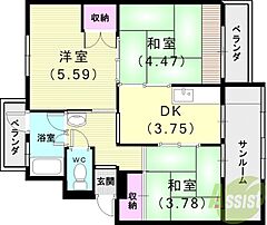 物件の間取り