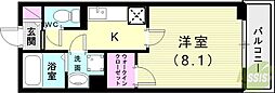 カネコハイツ 1Kの間取図画像