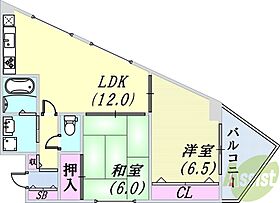 シェ・ラ・三川口  ｜ 兵庫県神戸市兵庫区三川口町3丁目（賃貸マンション2LDK・2階・53.00㎡） その2