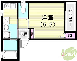 グランメール梅ケ香町  ｜ 兵庫県神戸市長田区梅ケ香町1丁目10-17-1（賃貸アパート1R・3階・19.44㎡） その2