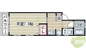 アルカンシェール  ｜ 兵庫県神戸市長田区庄山町2丁目（賃貸マンション1K・2階・22.00㎡） その2