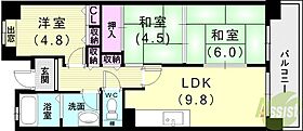 王塚西シティコート  ｜ 兵庫県神戸市西区王塚台1丁目71-1（賃貸マンション3LDK・2階・61.94㎡） その2