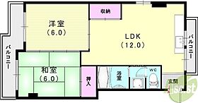 ハイムM2  ｜ 兵庫県神戸市長田区片山町2丁目（賃貸マンション2LDK・4階・43.00㎡） その2