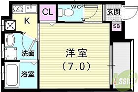 KARIN新長田  ｜ 兵庫県神戸市長田区日吉町4丁目（賃貸アパート1K・2階・22.26㎡） その2