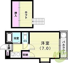 メゾン六番館  ｜ 兵庫県神戸市西区玉津町新方513-3（賃貸アパート1K・2階・21.00㎡） その2