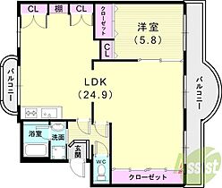 横尾4団地78号棟  ｜ 兵庫県神戸市須磨区横尾7丁目3（賃貸マンション1LDK・2階・72.00㎡） その2