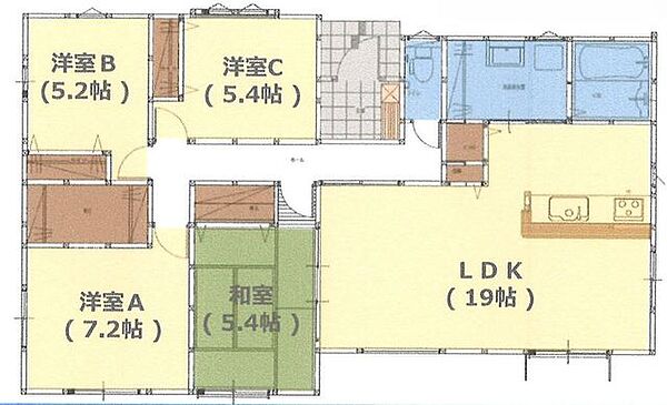 間取りを拡大表示