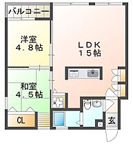 ソレイユ王塚台  ｜ 兵庫県神戸市西区王塚台4丁目（賃貸マンション2LDK・2階・47.13㎡） その2