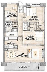 間取図画像 3LDK
