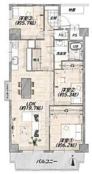 間取図画像 3LDK