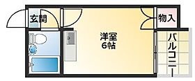 PALMIZIO平野西3  ｜ 大阪府大阪市平野区平野西3丁目6-28（賃貸マンション1R・4階・16.13㎡） その2