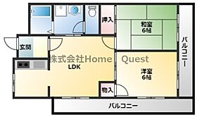 プランドールむつみ  ｜ 大阪府大阪市平野区喜連7丁目9-17（賃貸マンション2LDK・7階・53.00㎡） その2