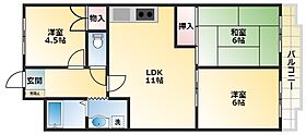 ルミナス湯里  ｜ 大阪府大阪市東住吉区湯里5丁目19-9（賃貸マンション3LDK・3階・59.00㎡） その2