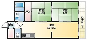 ハイツアザミ公園前  ｜ 大阪府大阪市東住吉区南田辺4丁目8-27（賃貸マンション2LDK・3階・56.00㎡） その2